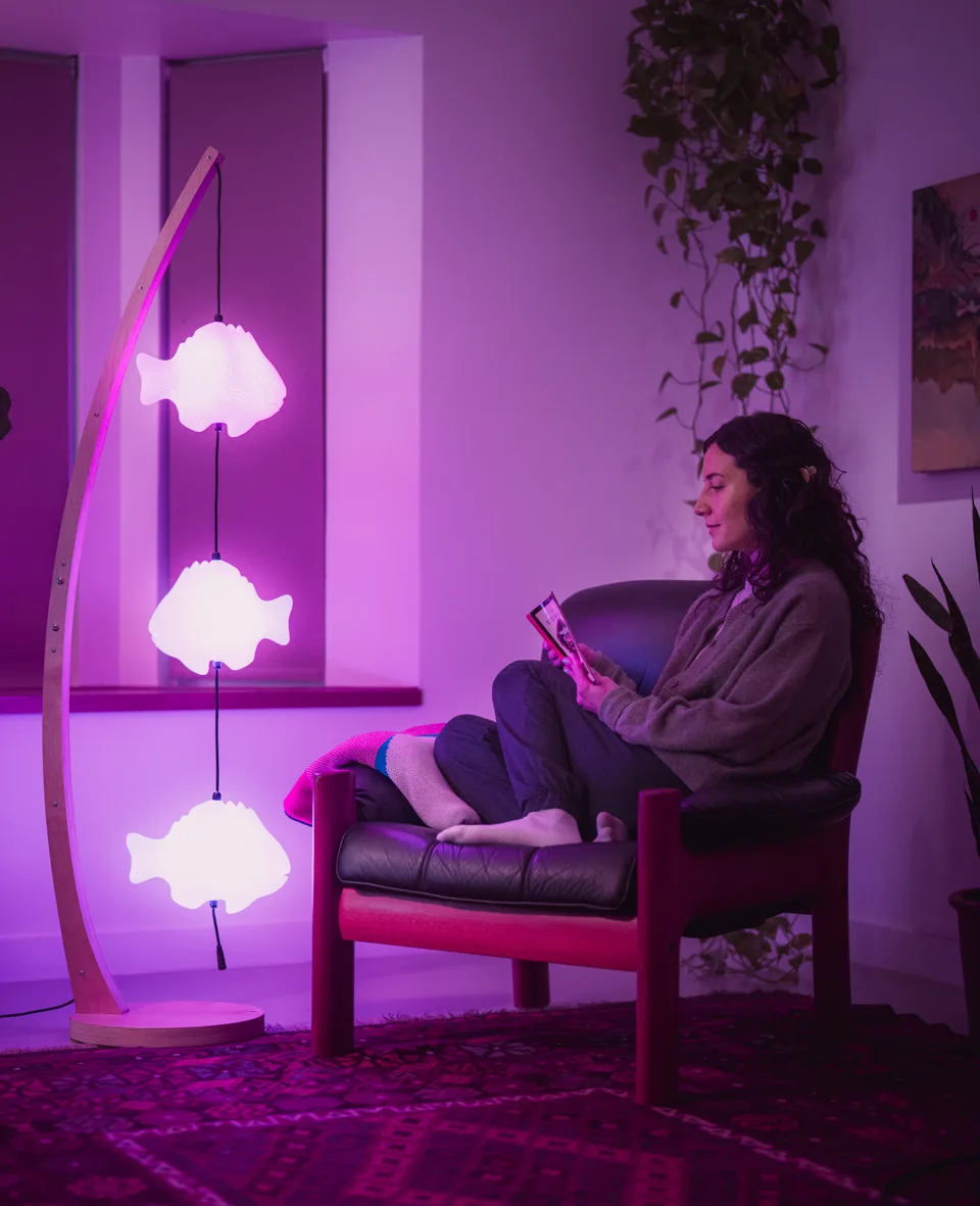Floor Fish Lamp